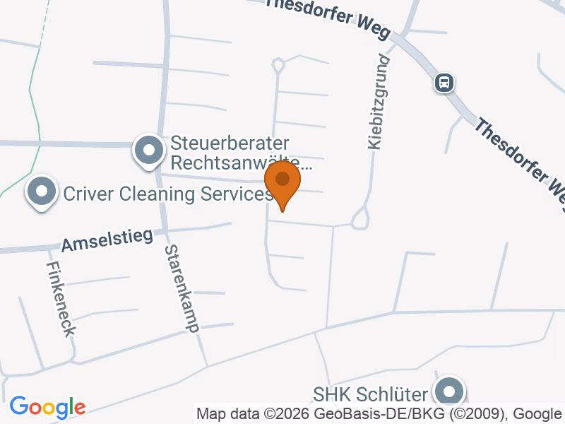 Location 25421 Pinneberg, Germany on the map