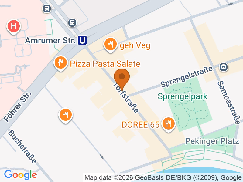 Lage 13353 Berlin, Deutschland auf der Karte