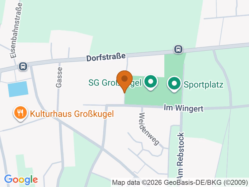 Lage 06184 Kabelsketal-Großkugel, Deutschland auf der Karte