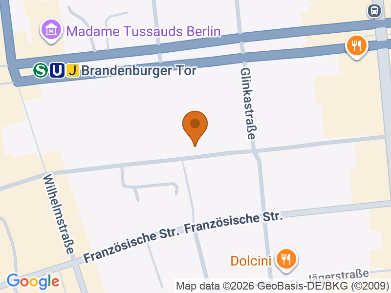Lage 10117 Berlin, Deutschland auf der Karte