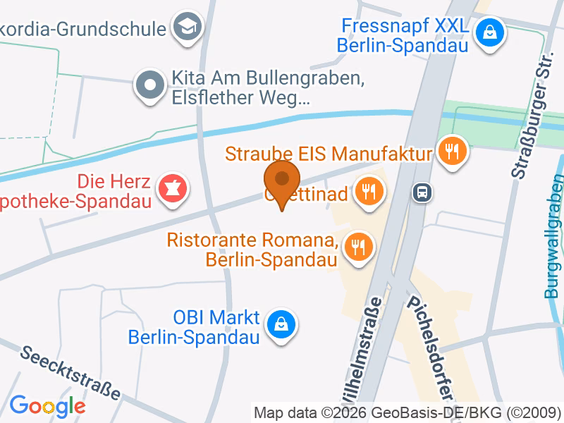 Posizione 13581 Berlin, Germania sulla mappa