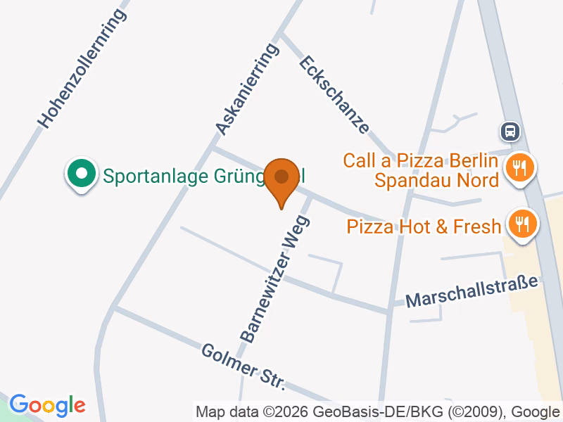 Posizione 13599 Berlin, Germania sulla mappa